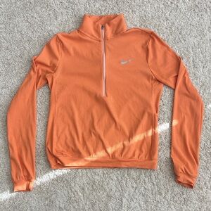 Nike Orange Long Sleeve Top